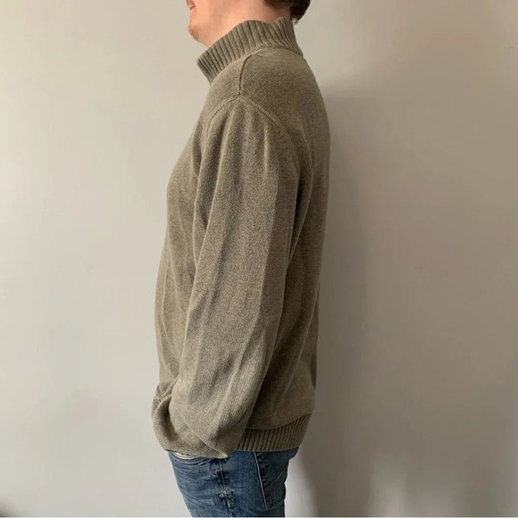 🌟HOST PICK🌟 Eddie Bauer Mens Quarter-Zip Knit Sweater  Size TXL - Picture 2 of 9